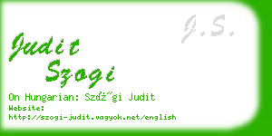 judit szogi business card